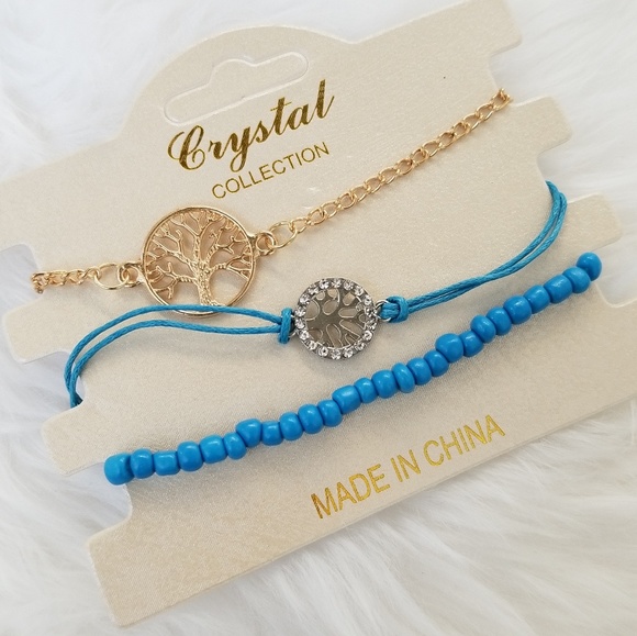 Jewelry - Blue tree bracelet